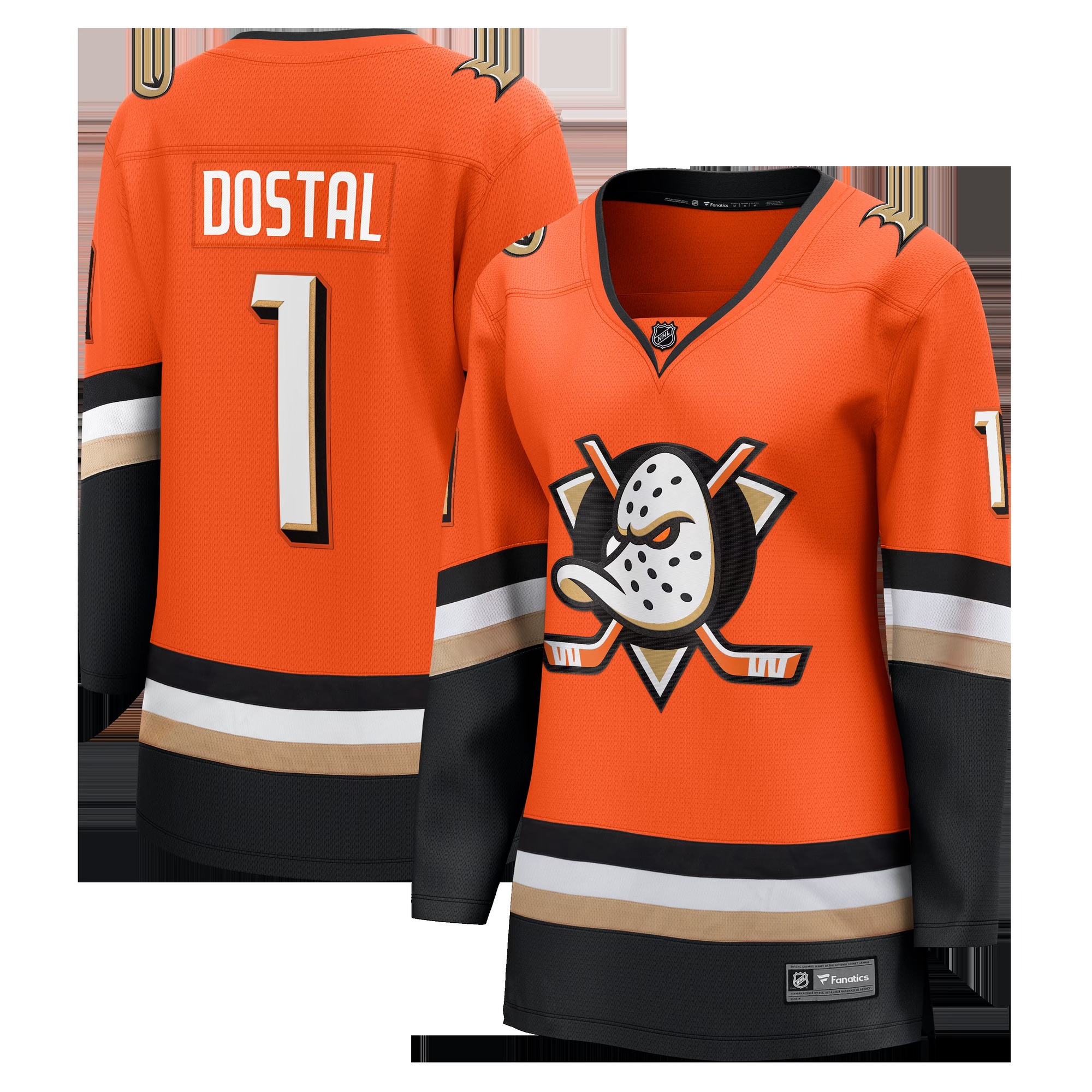 Lukas Dostal Anaheim Ducks Women's Home Breakaway Jersey - Orange