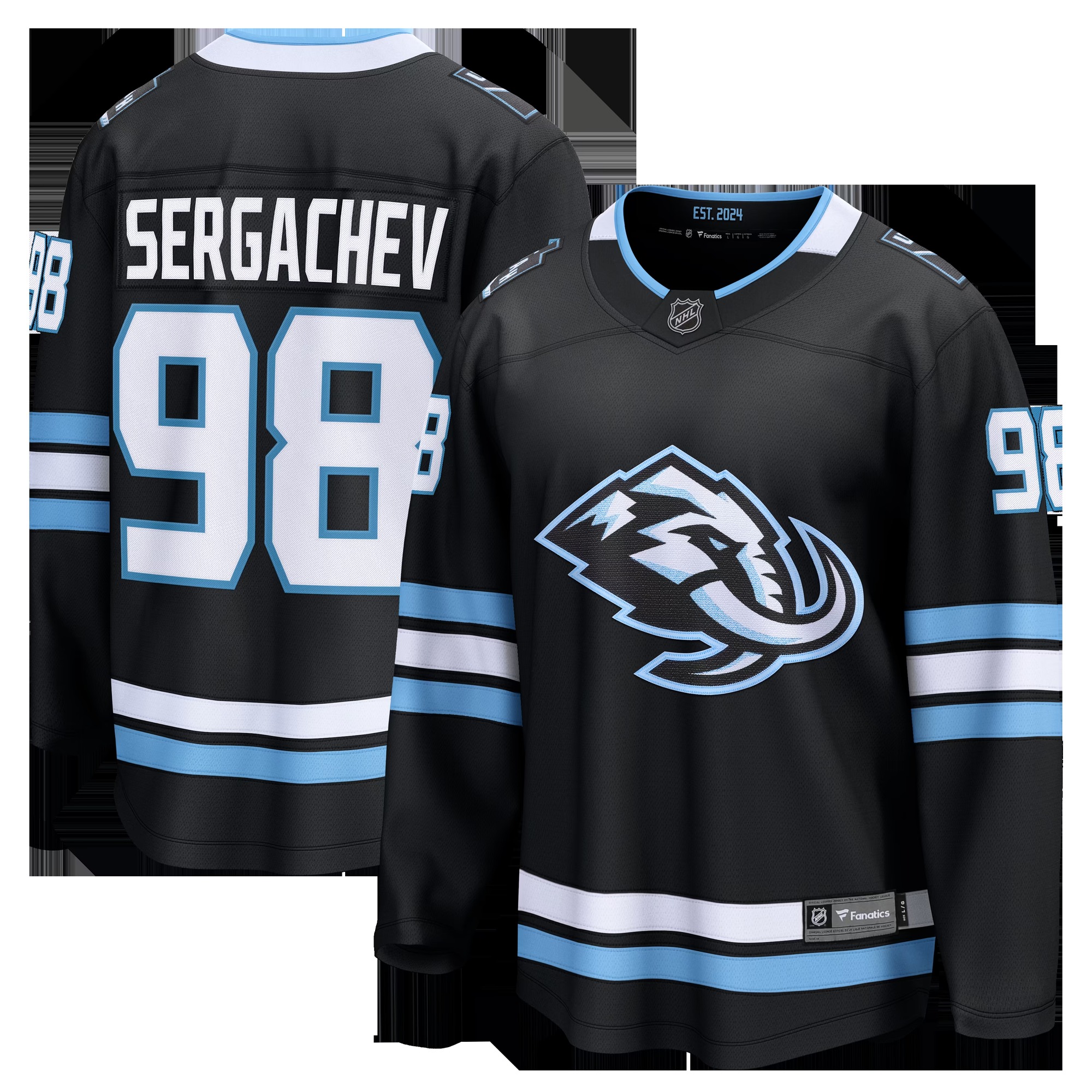 Mikhail Sergachev Utah Mammoth Home Breakaway Player Jersey - Black
