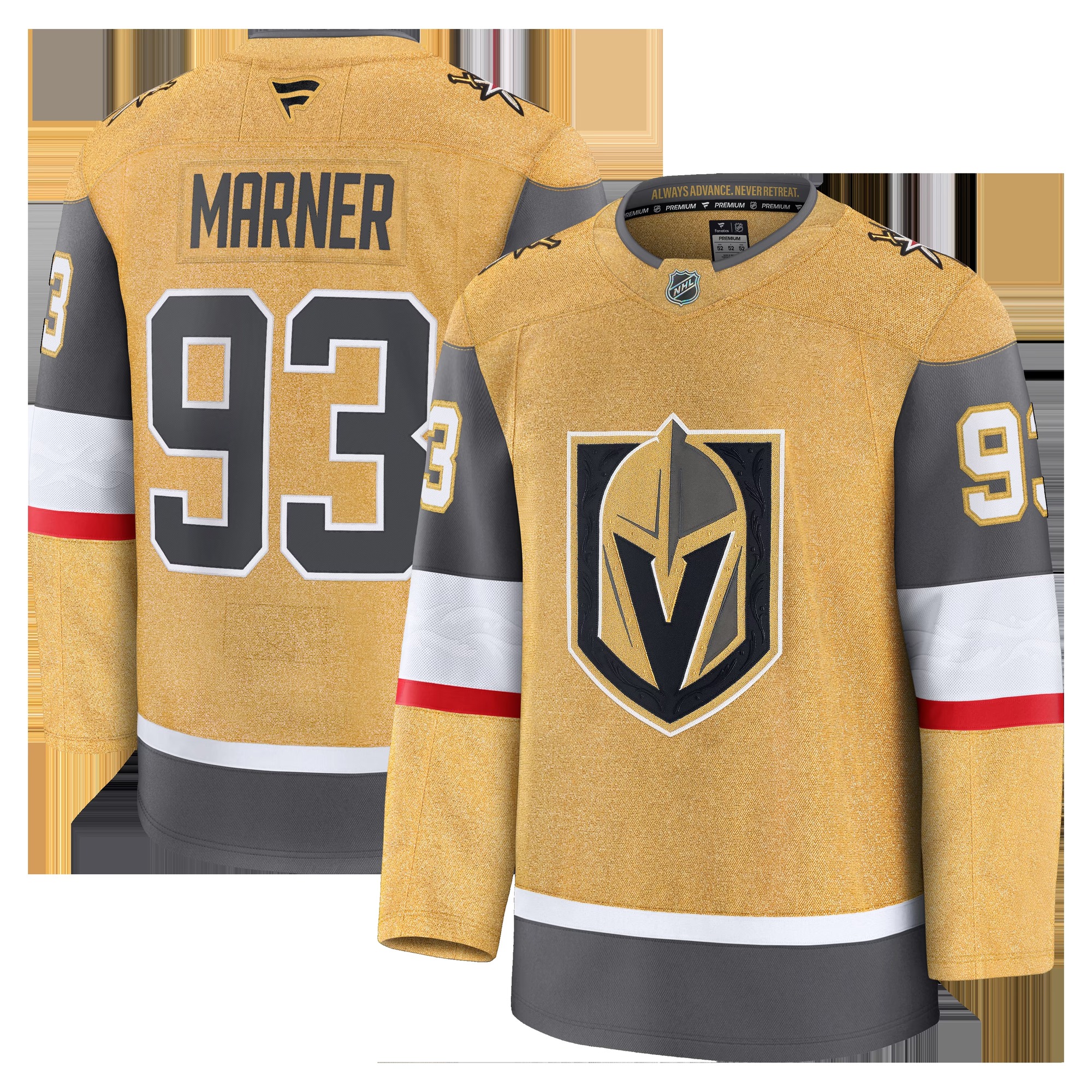 Mitch Marner Vegas Golden Knights Home Premium Jersey - Gold