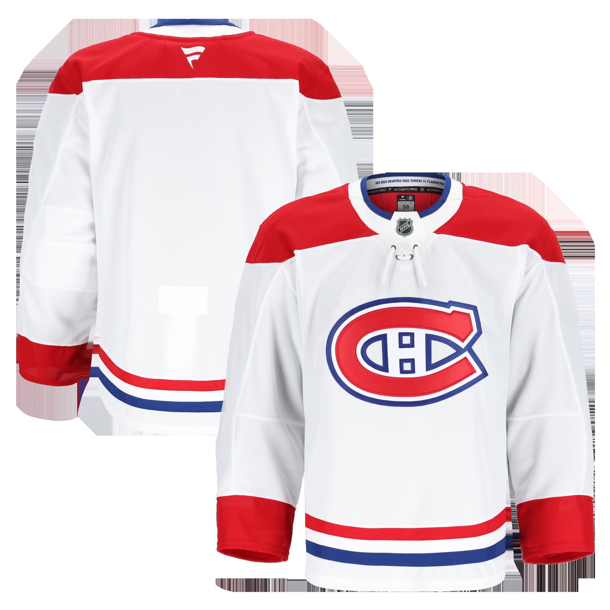 Montreal Canadiens Away Authentic Pro Jersey - White