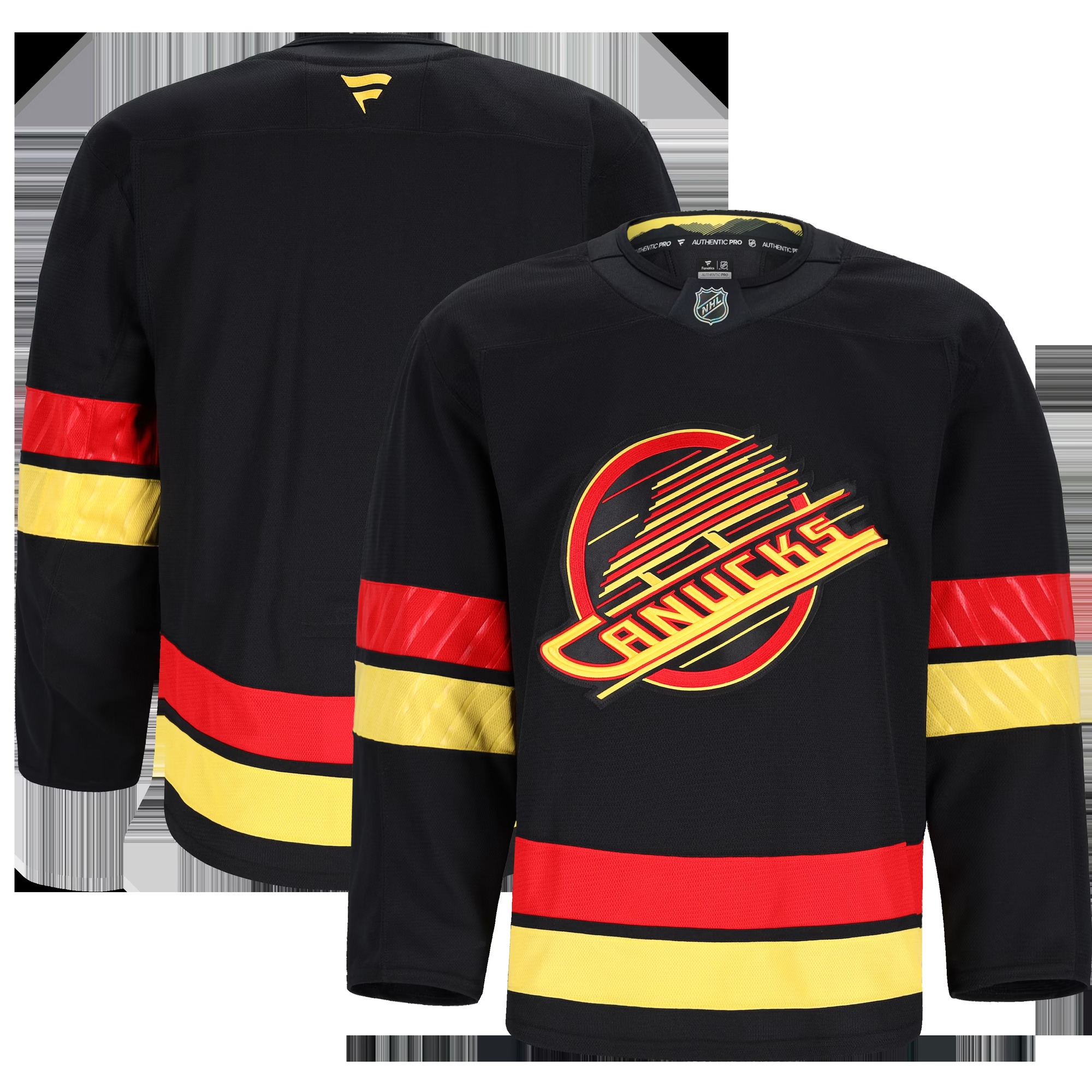 Vancouver Canucks Alternate Authentic Pro Jersey - Black-Jersey Pro Hub