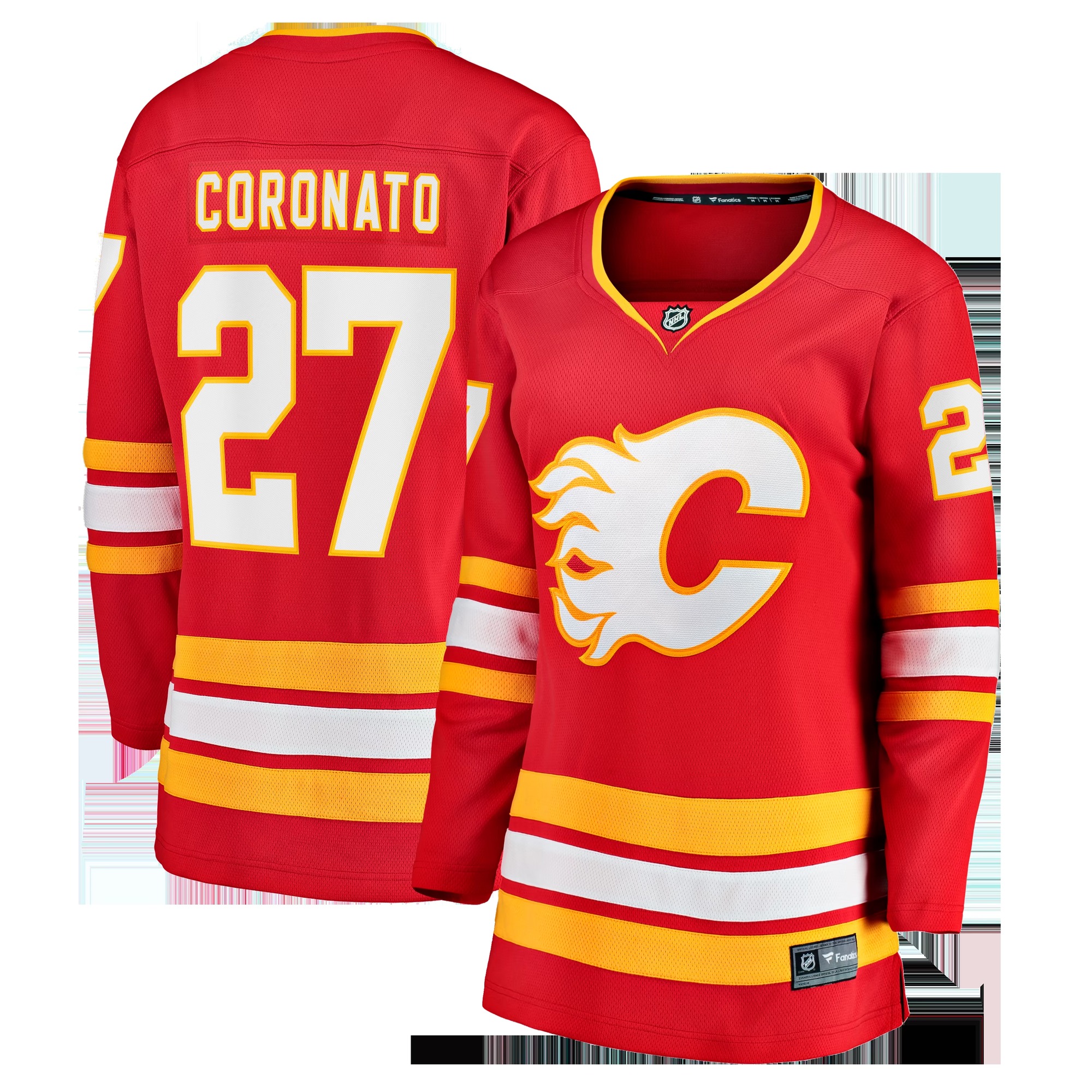 Matt Coronato Calgary Flames Women's Home Breakaway Jersey - Red-Jersey Pro Hub