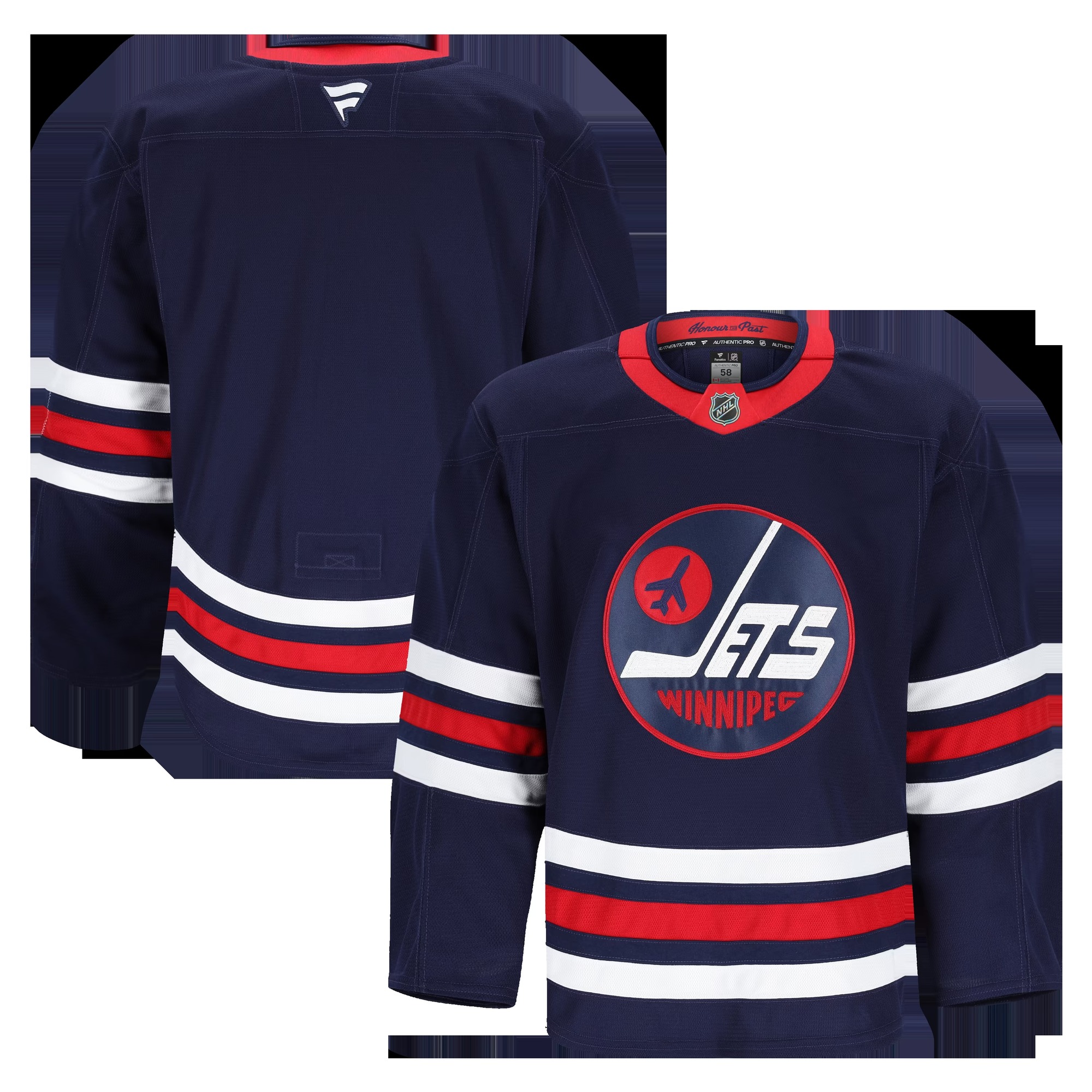 Winnipeg Jets Alternate Authentic Pro Jersey - Navy