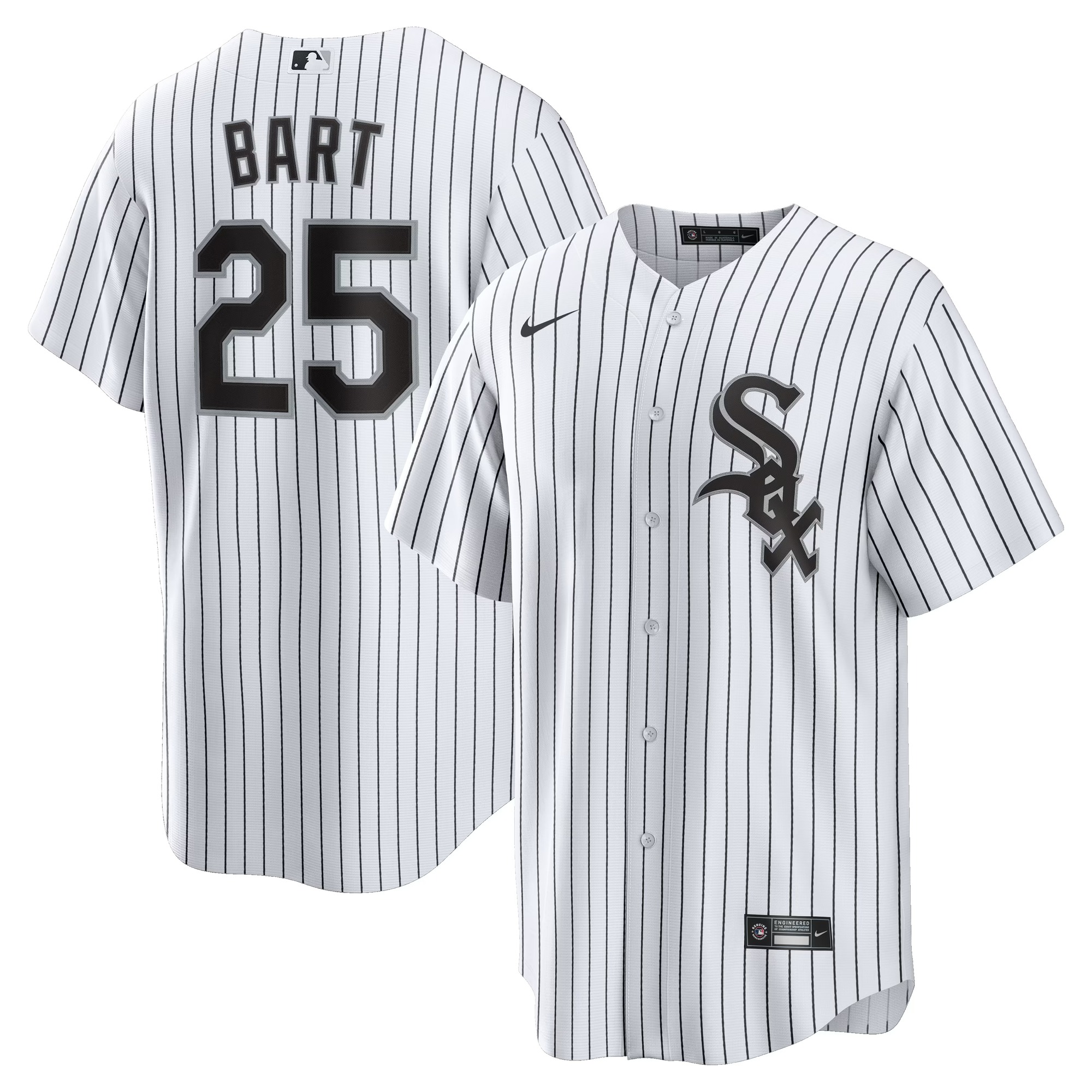 Joey Bart Chicago White Sox Home Replica Jersey - White-Jersey Pro Hub