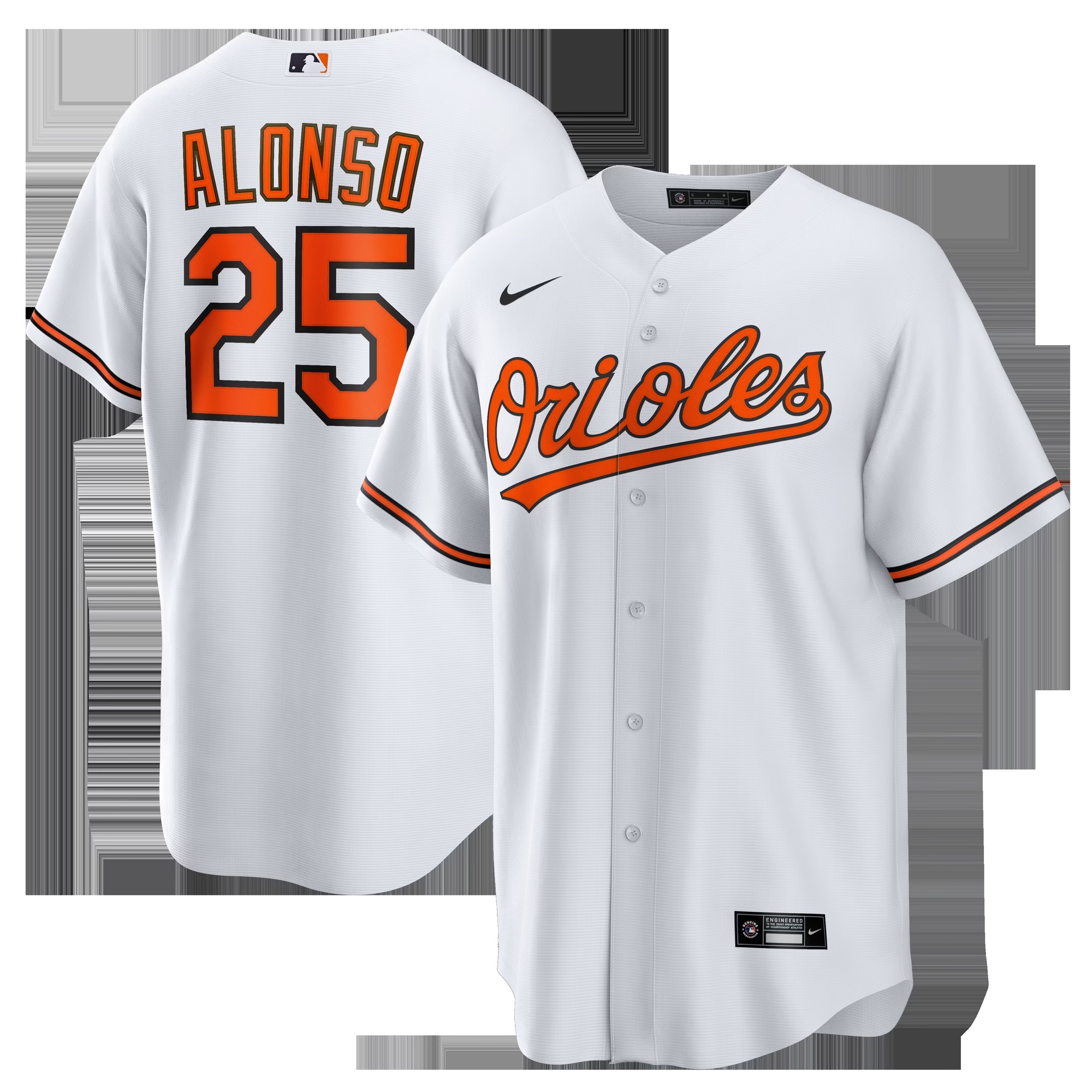 Pete Alonso Baltimore Orioles Home Replica Jersey - White