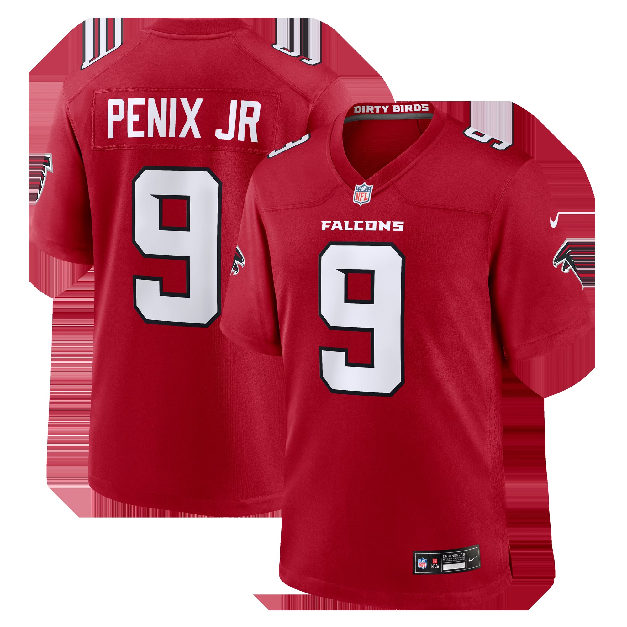 Michael Penix Jr. Atlanta Falcons Game Jersey - Red-Jersey Pro Hub