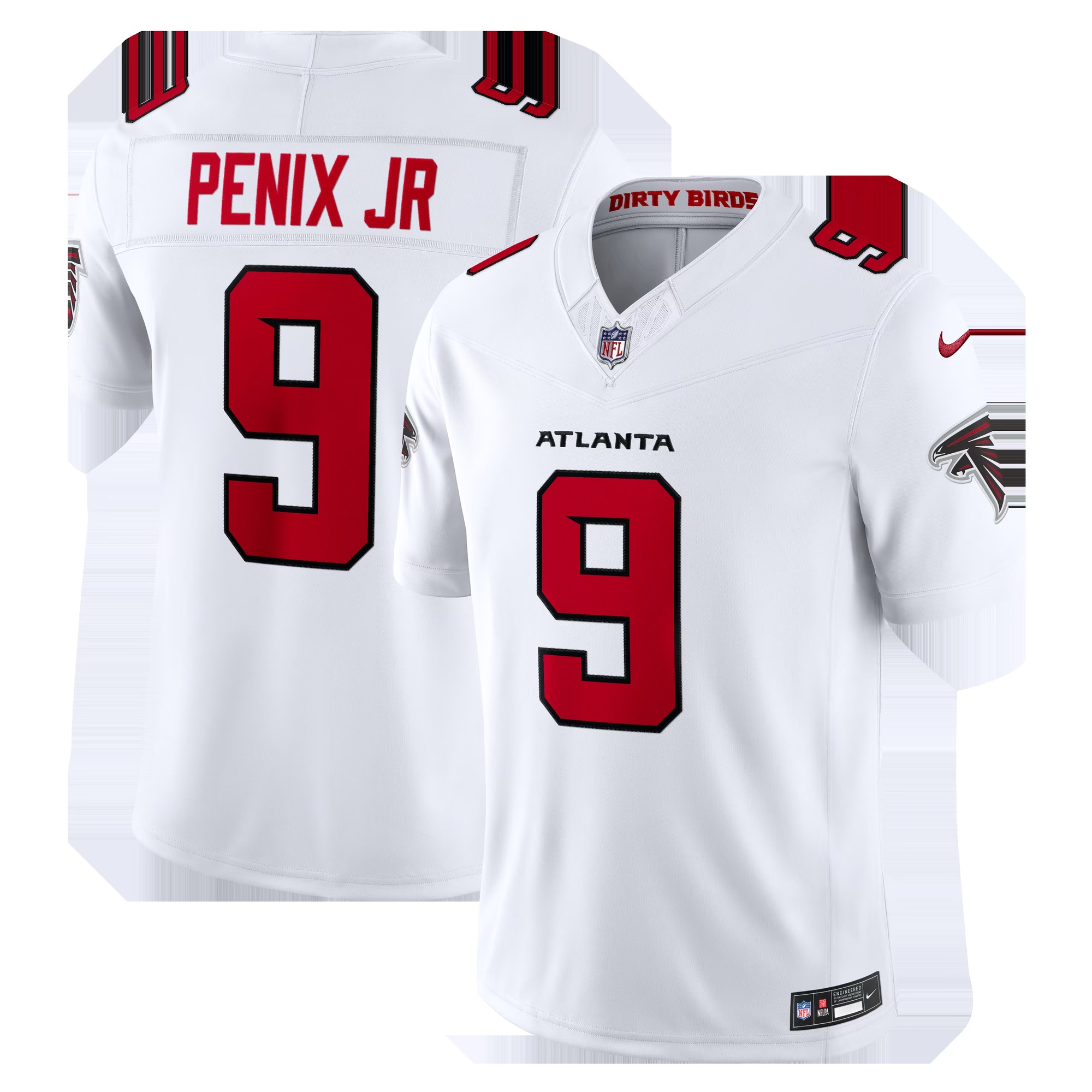 Michael Penix Jr. Atlanta Falcons Vapor F.U.S.E. Stitched Limited Jersey - White