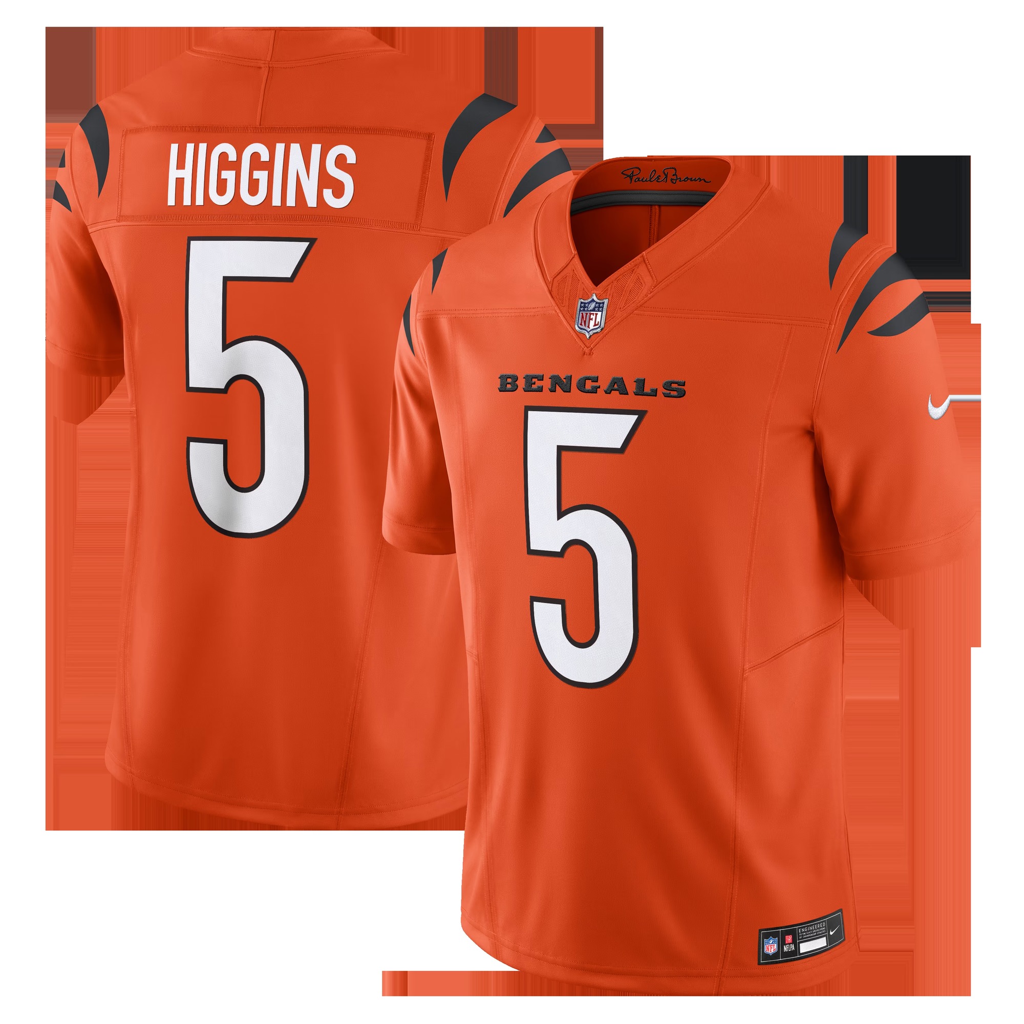 Tee Higgins Cincinnati Bengals Vapor F.U.S.E. Limited Jersey - Orange-Jersey Pro Hub