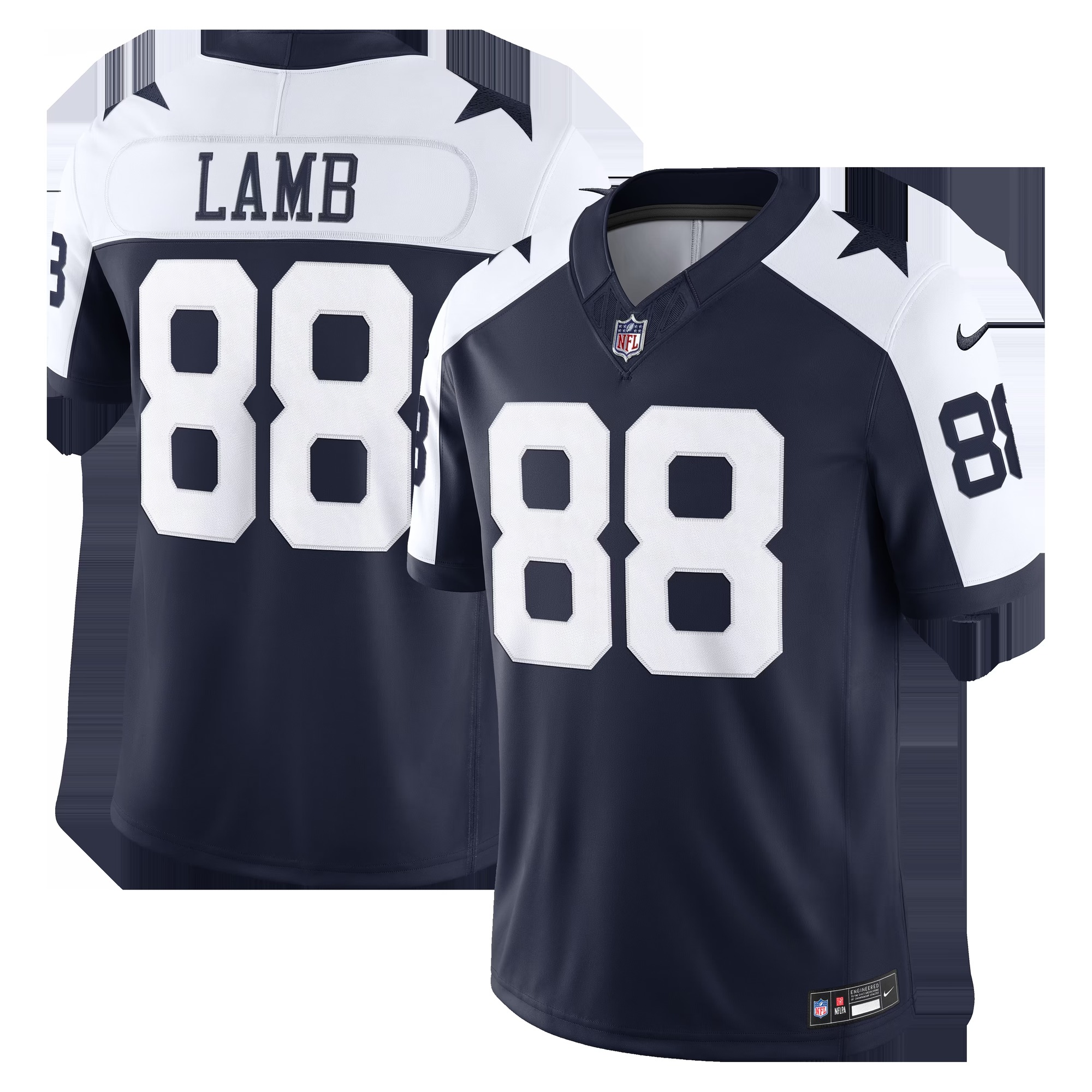 CeeDee Lamb Dallas Cowboys Alternate Vapor F.U.S.E. Stitched Limited Jersey - Navy