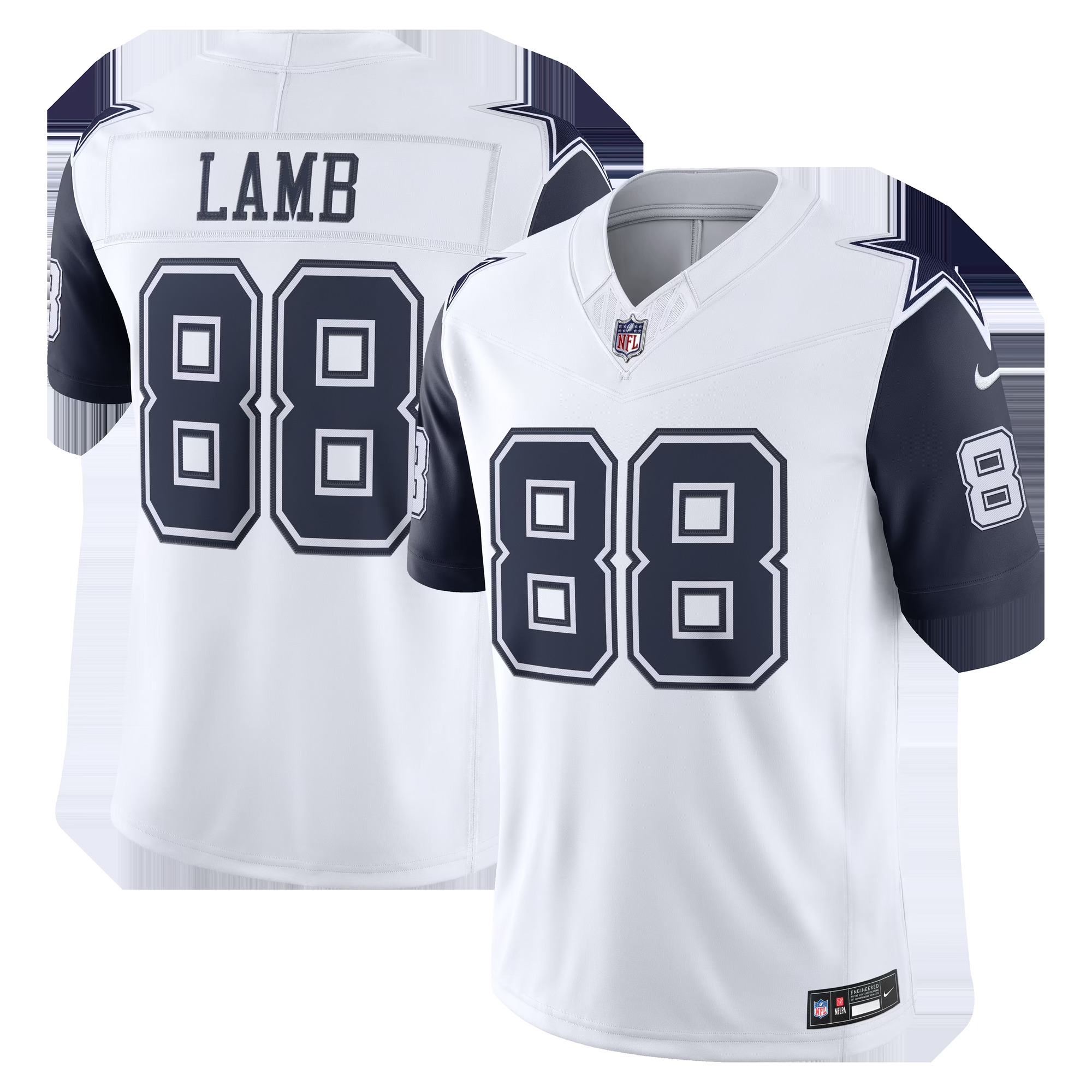 CeeDee Lamb Dallas Cowboys Alternate Vapor F.U.S.E. Stitched Limited Jersey - White