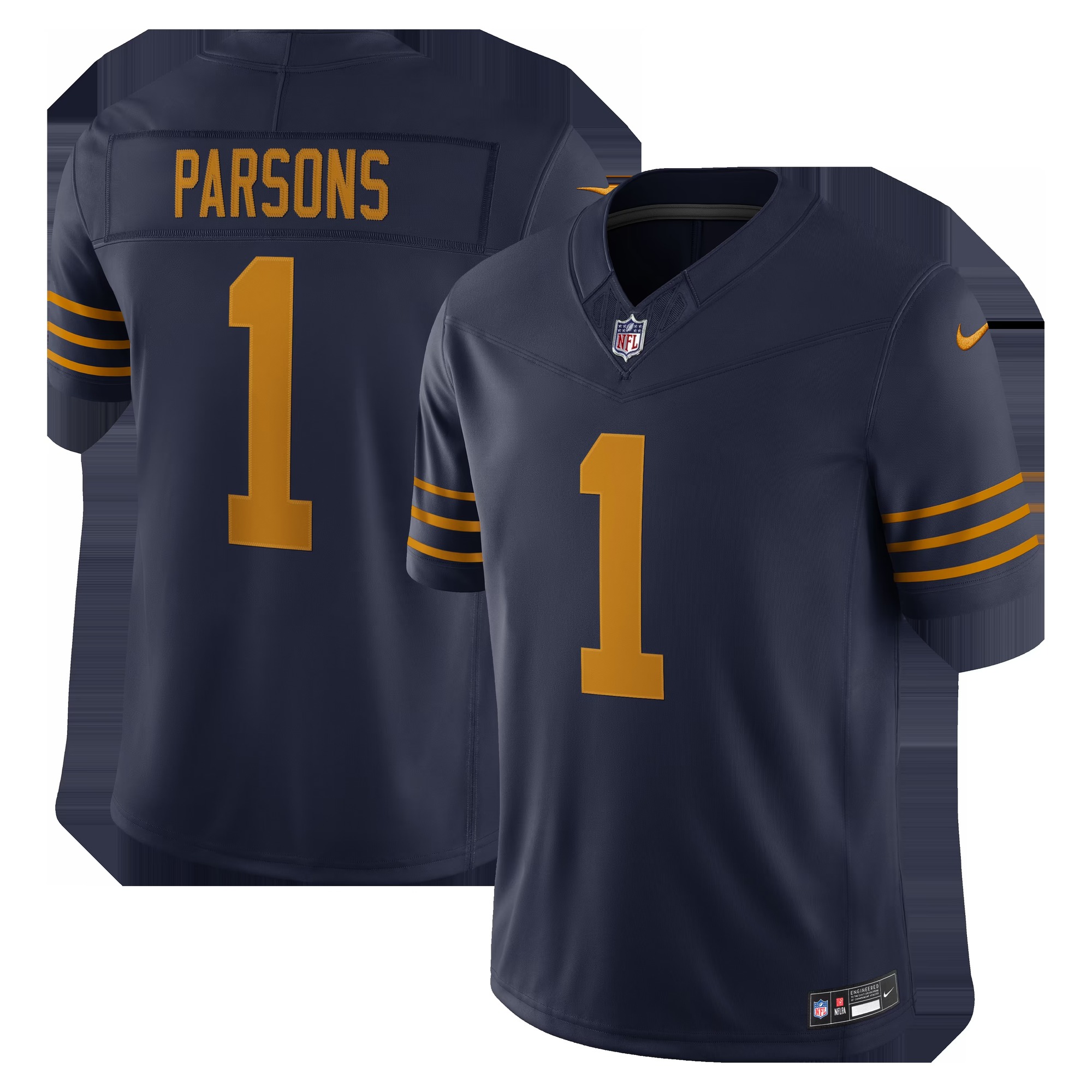 Micah Parsons Green Bay Packers Alternate Vapor F.U.S.E. Stitched Limited Jersey - Navy-Jersey Pro Hub