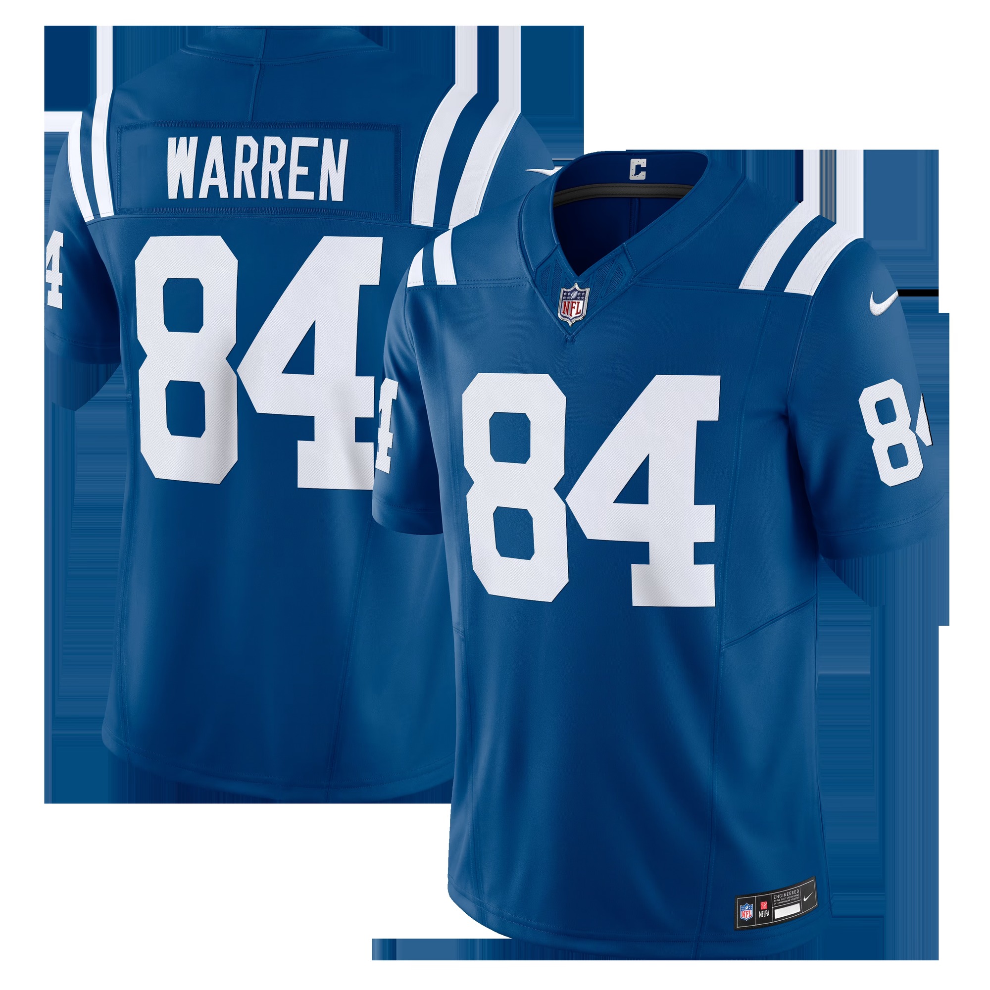 Tyler Warren Indianapolis Colts Team Vapor F.U.S.E. Limited Jersey - Royal-Jersey Pro Hub
