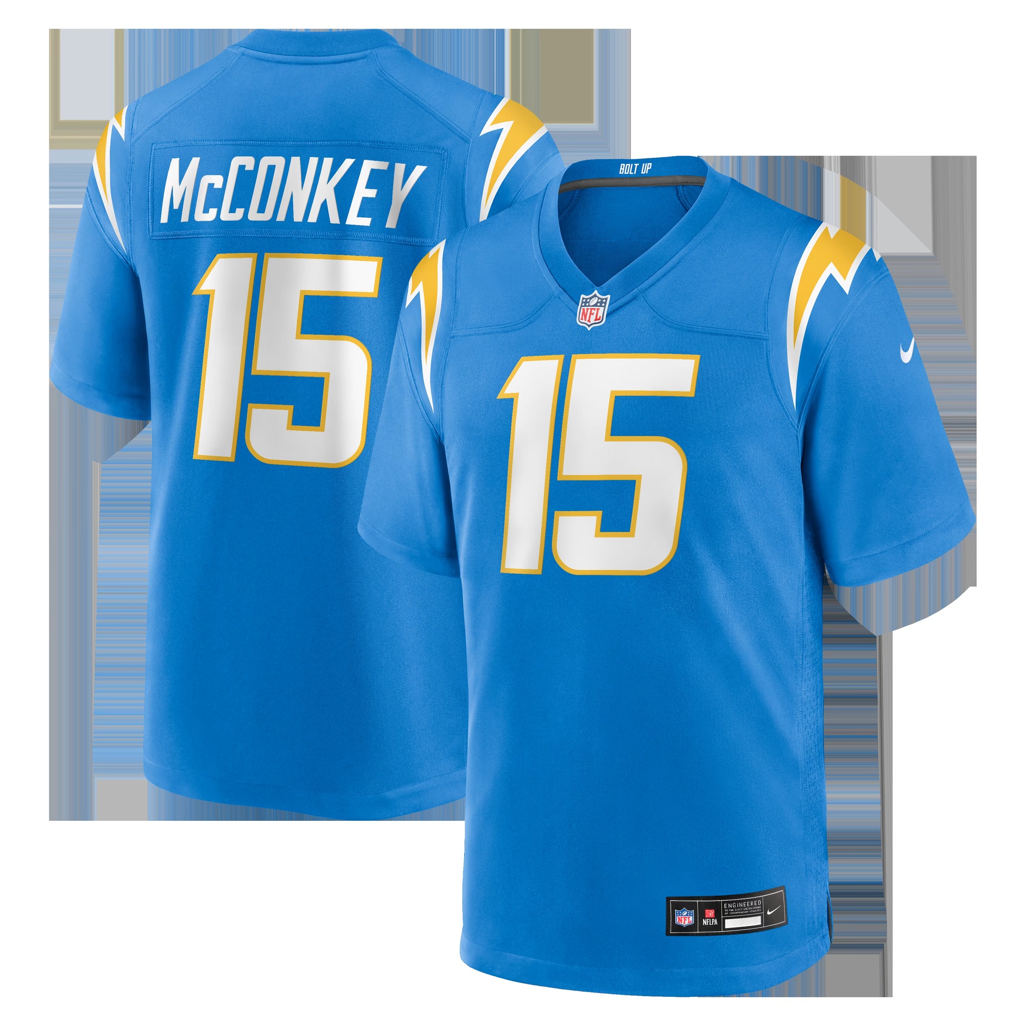 Ladd McConkey Los Angeles Chargers Player Game Jersey - Powder Blue-Jersey Pro Hub