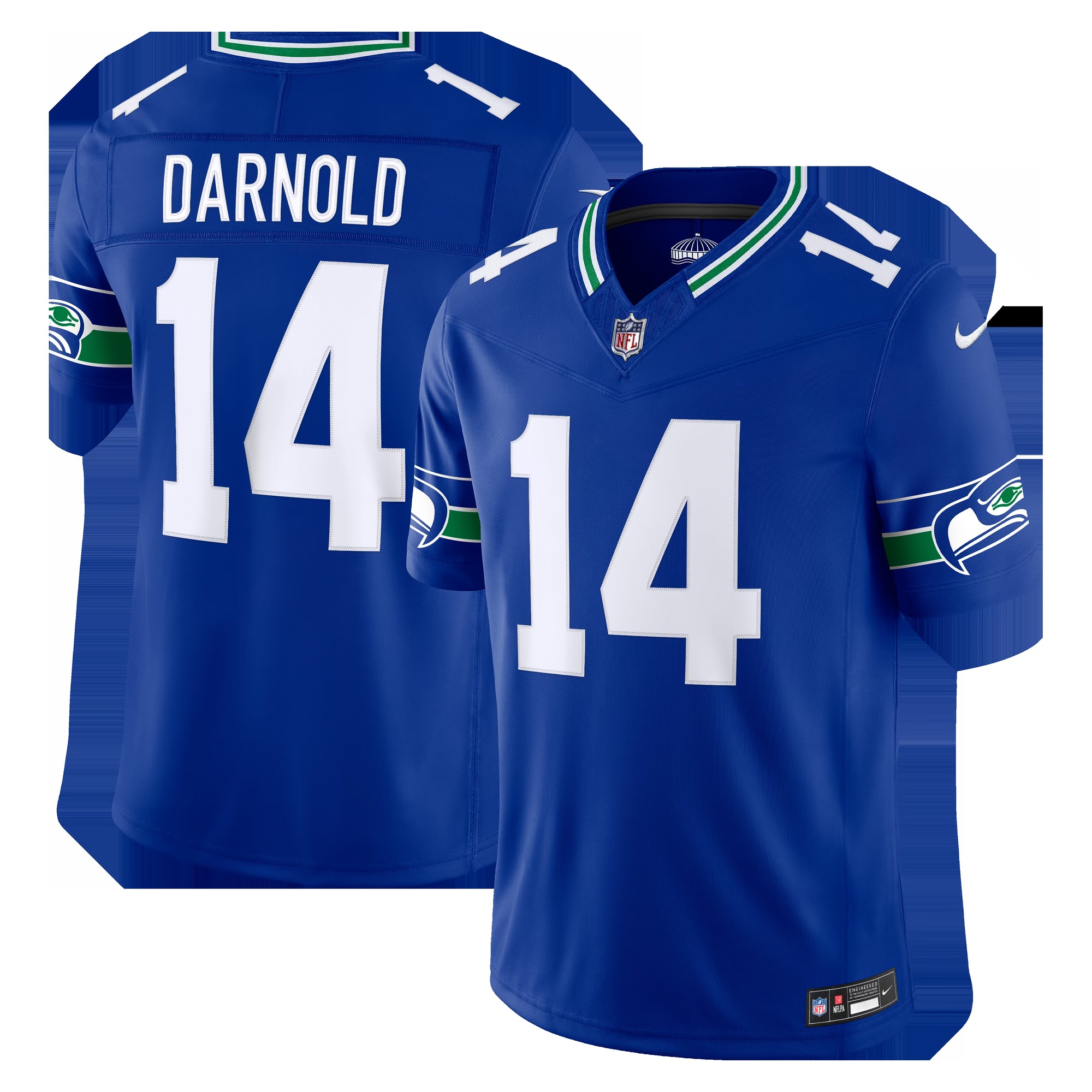 Sam Darnold Seattle Seahawks Alternate Vapor F.U.S.E. Stitched Limited Jersey - Royal