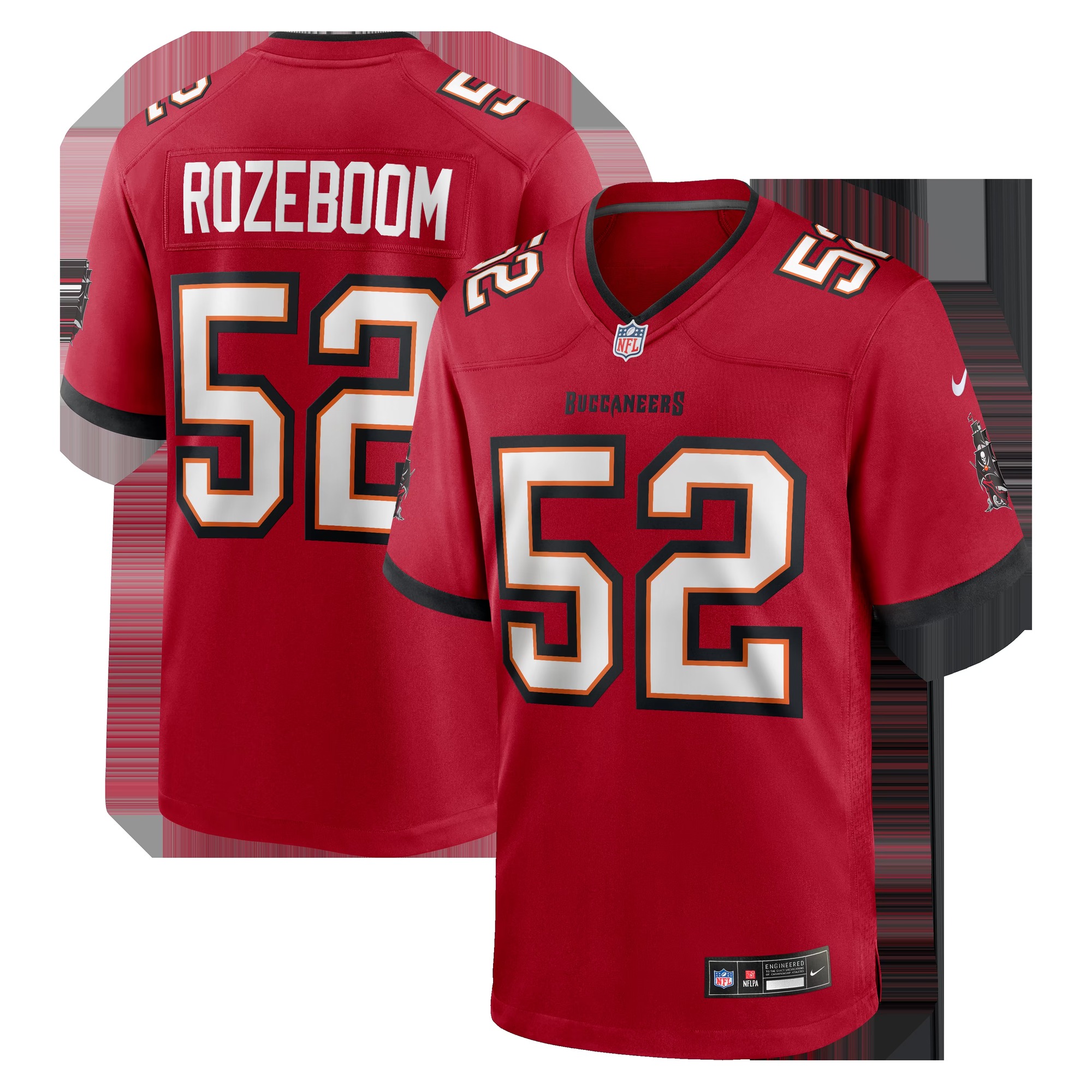 Christian Rozeboom Tampa Bay Buccaneers Team Game Jersey - Red-Jersey Pro Hub
