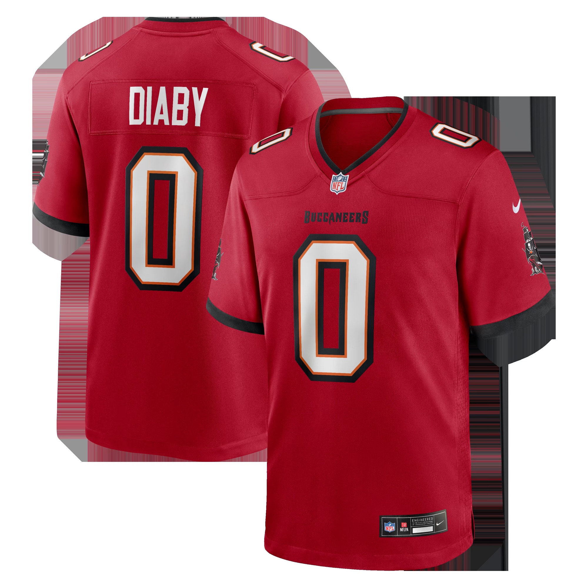 YaYa Diaby Tampa Bay Buccaneers Game Jersey - Red