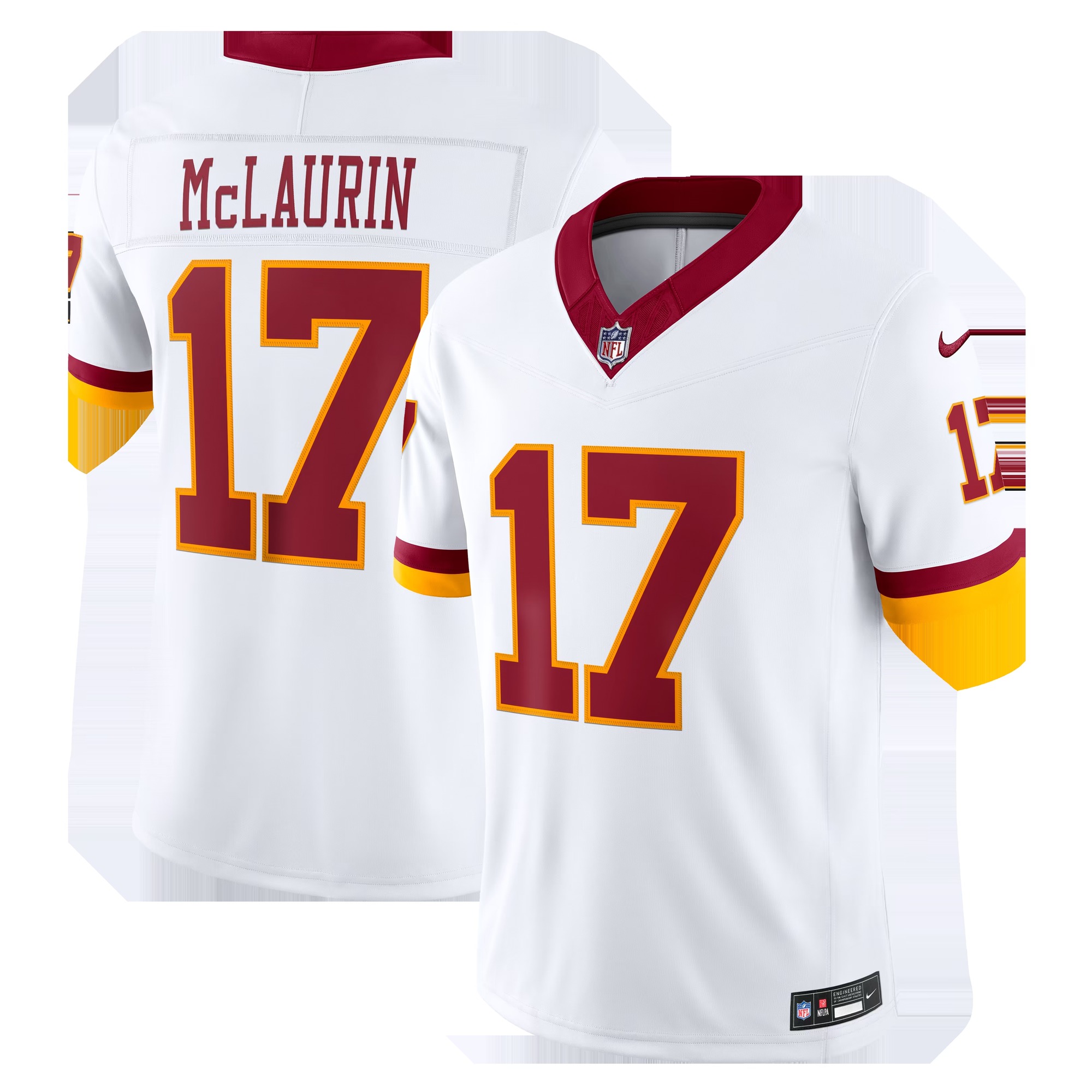 Terry McLaurin Washington Commanders Vapor F.U.S.E. Stitched Limited Jersey - White