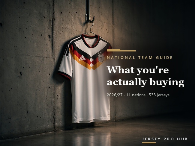 National Team Jerseys Explained: What You're Actually Buying in 2026/27 - Jersey Pro Hub