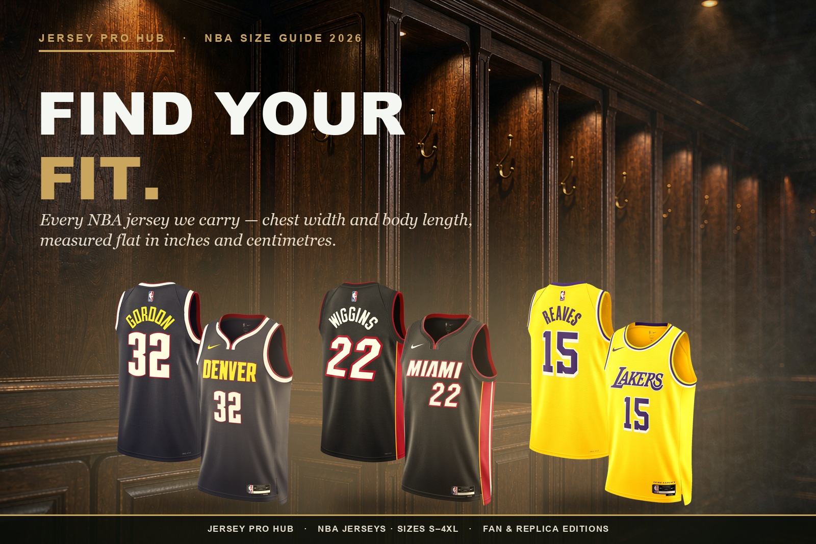NBA Jersey Size Guide 2026: Swingman, Fast Break and Authentic Fits Explained