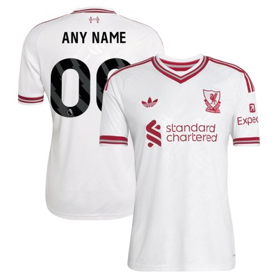 Liverpool adidas 2026/27 Away Replica Custom Jersey - White