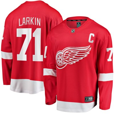 Dylan Larkin Detroit Red Wings Fanatics Branded Captain Home Breakaway Jersey - Red