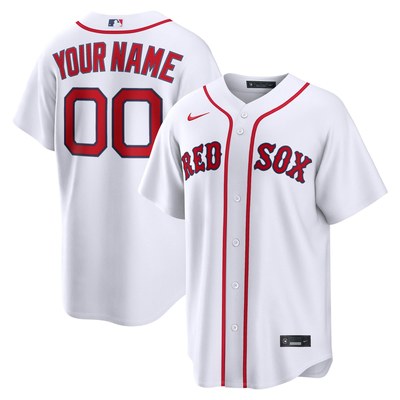 Boston Red Sox Nike Home Replica Custom Jersey - White