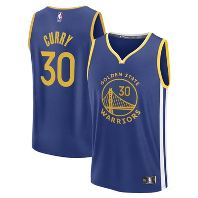 Stephen Curry Golden State Warriors Fanatics Fast Break Replica Jersey - Icon Edition - Royal