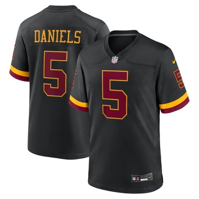 Hail Raiser Jayden Daniels Washington Commanders Nike Alternate Game Jersey - Black