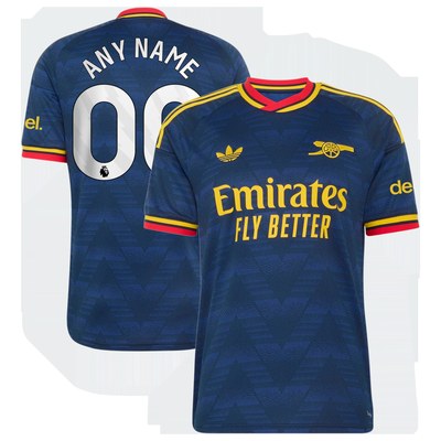 Arsenal adidas 2026/27 Away Replica Custom Jersey - Navy