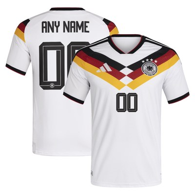 Germany National Team adidas 2026 Home On-Field Authentic Custom Jersey - White
