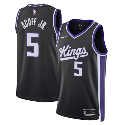 Darius Acuff Jr. Sacramento Kings Nike Unisex Swingman Jersey - Icon Edition - Black