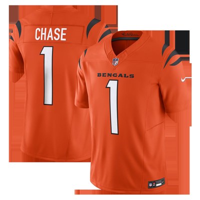 Ja'Marr Chase Cincinnati Bengals Nike Vapor F.U.S.E. Limited Jersey - Orange