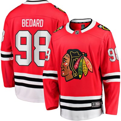 Connor Bedard Chicago Blackhawks Fanatics Home Breakaway Player Jersey - Red