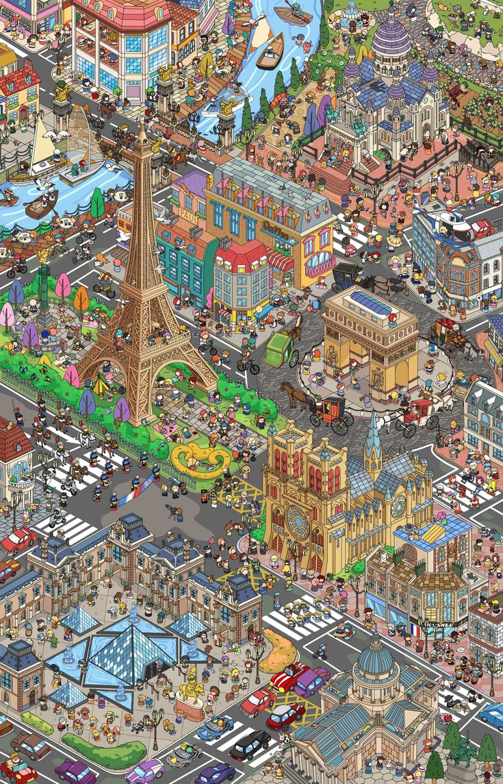  Around the World City Adventure Puzzle-Choose your favorite city