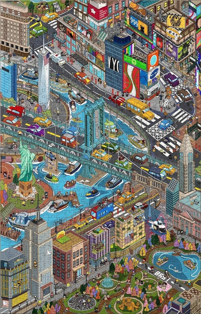  Around the World City Adventure Puzzle-Choose your favorite city