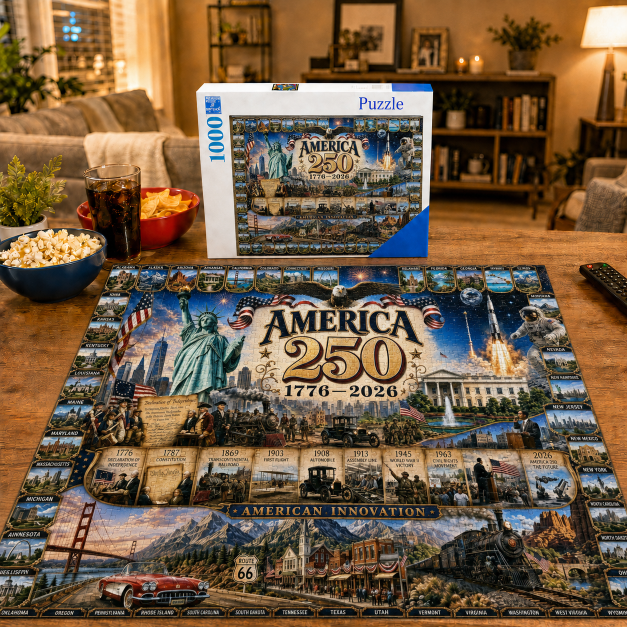 America 250th Anniversary Puzzle (1776–2026)