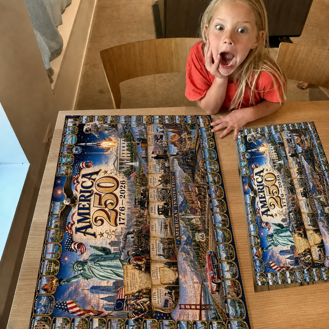 America 250th Anniversary Puzzle (1776–2026)