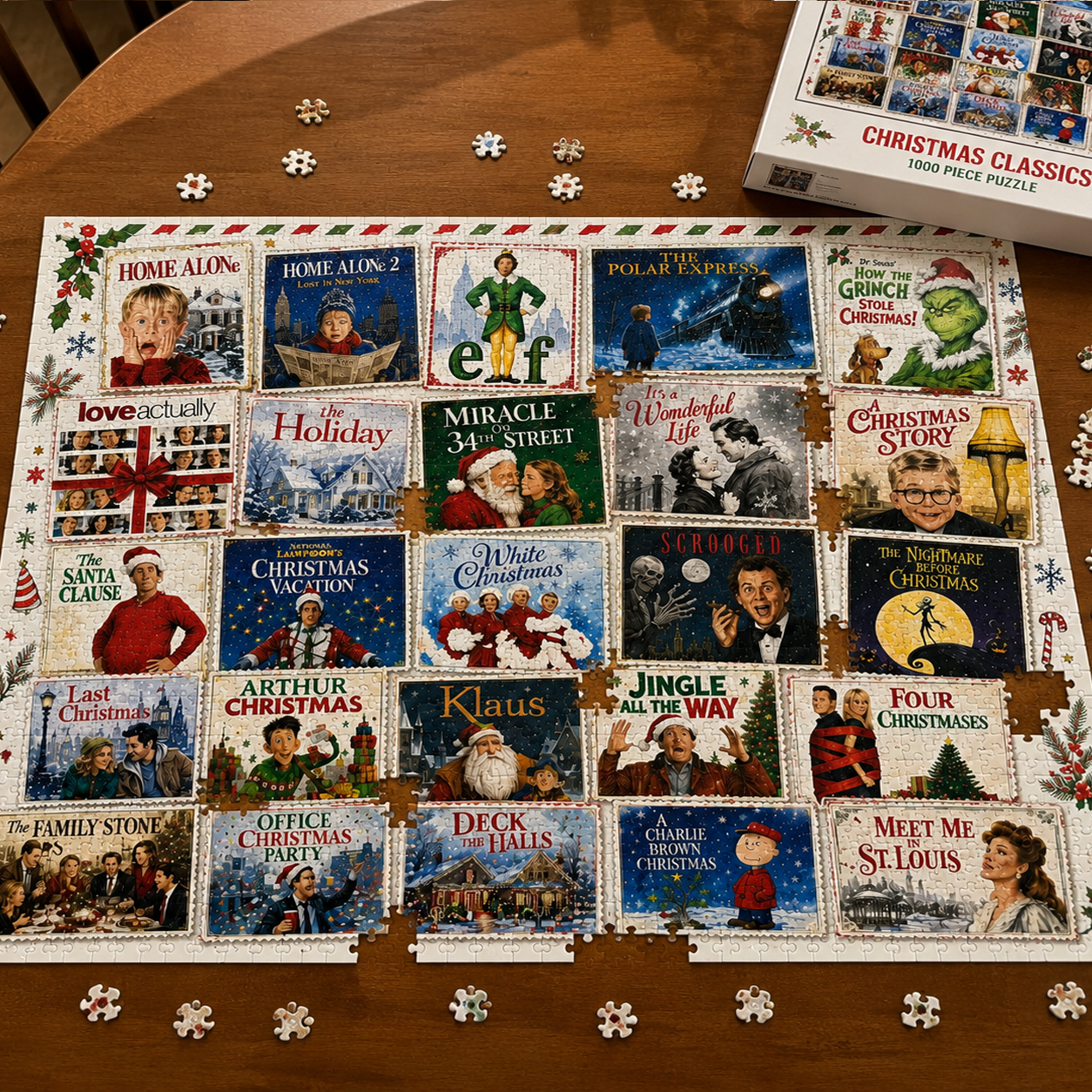2026 NEW 🎄Christmas Movie Series Puzzle – 500/1000-Piece Jigsaw Puzzle