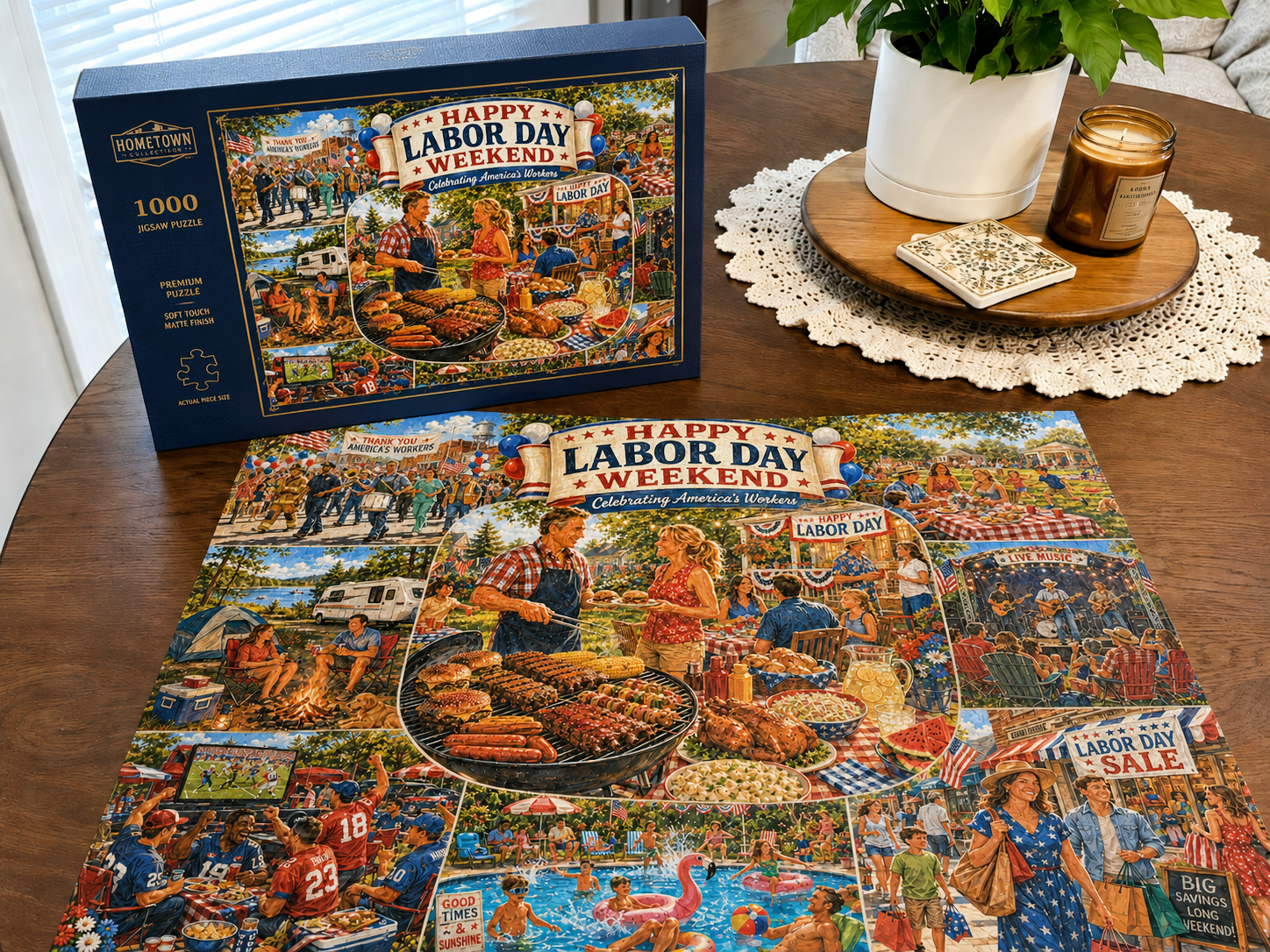 Labor Day Weekend – 500/1000 Piece Jigsaw Puzzle