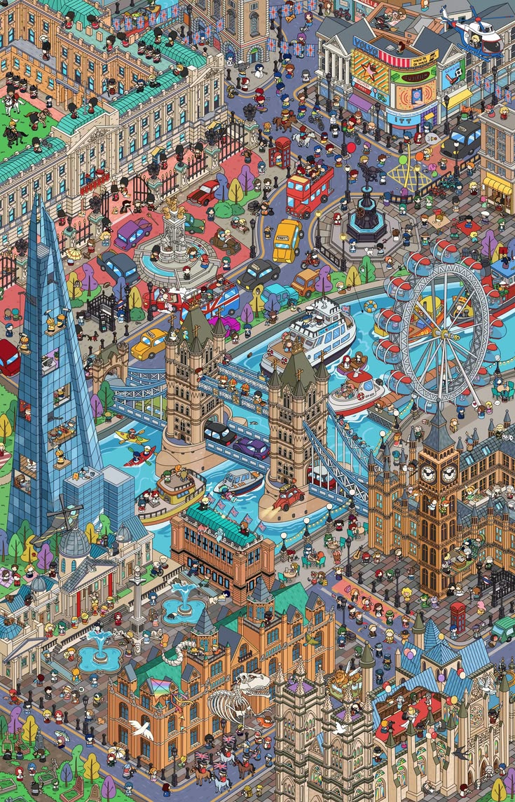  Around the World City Adventure Puzzle-Choose your favorite city