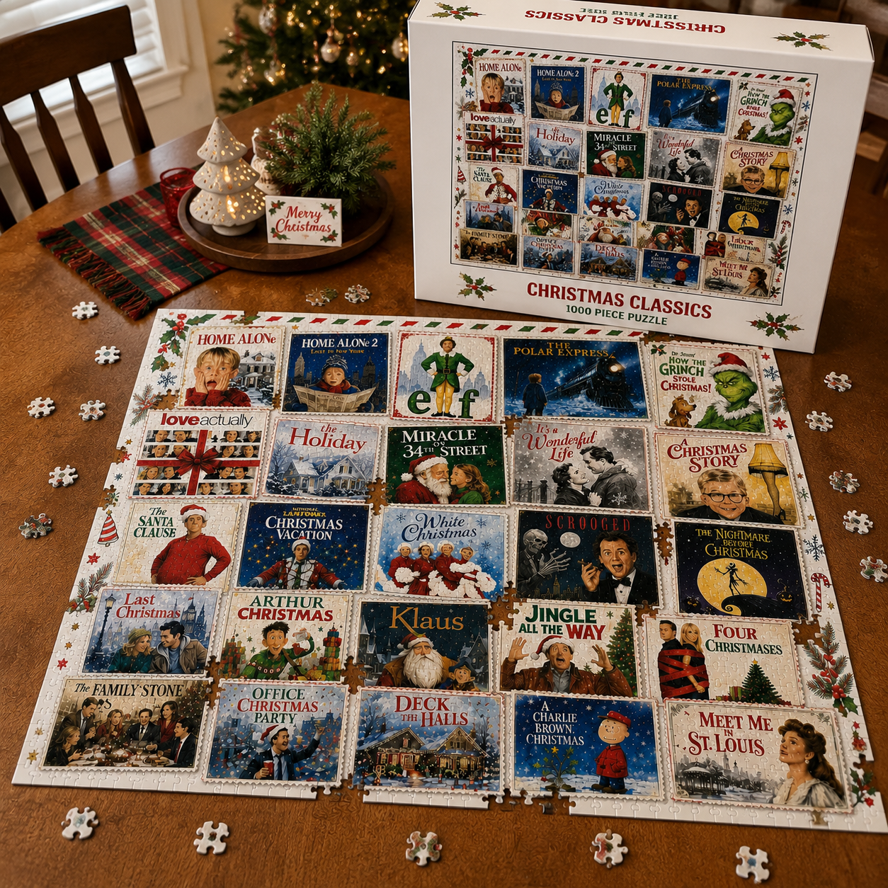2026 NEW 🎄Christmas Movie Series Puzzle – 500/1000-Piece Jigsaw Puzzle