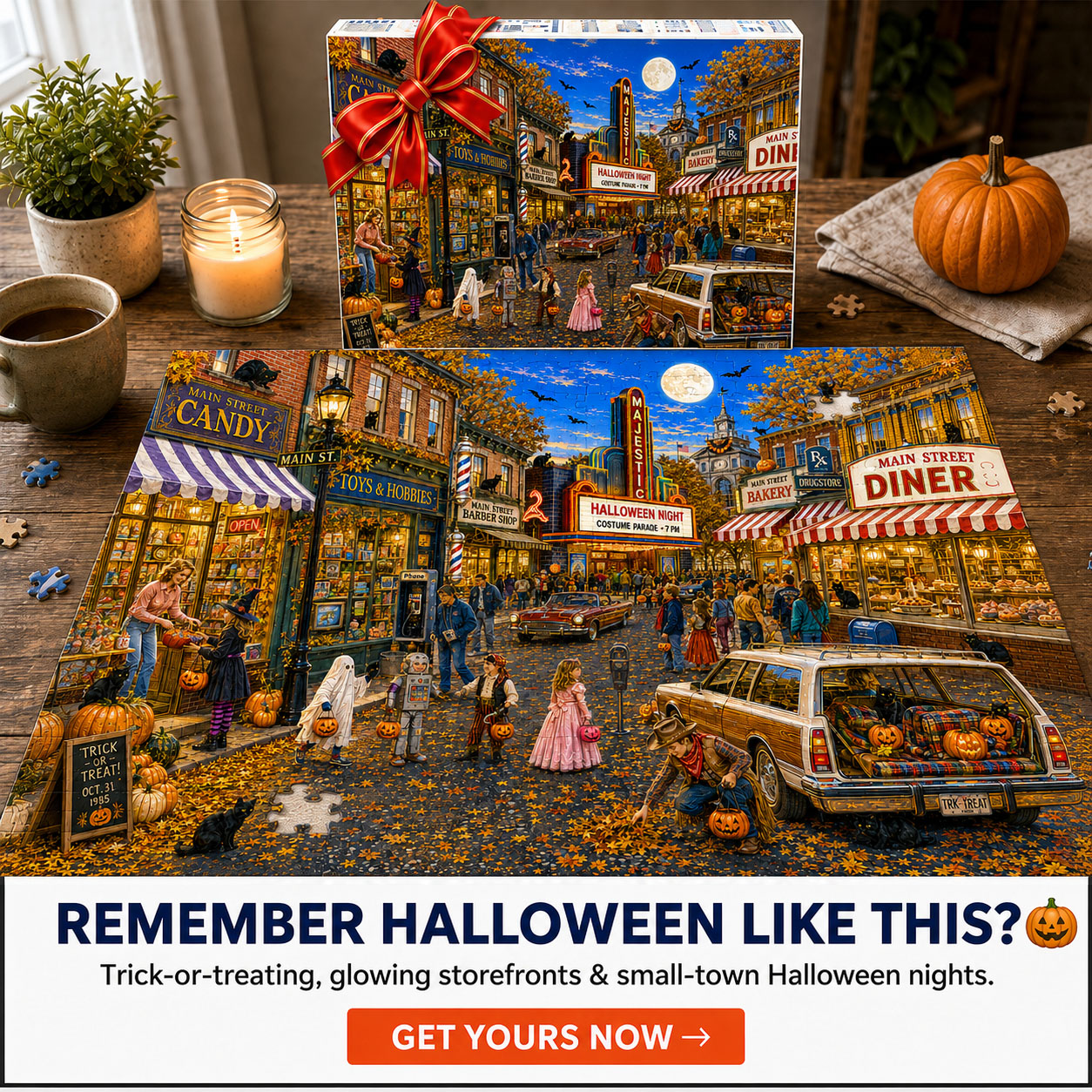 Halloween on Main Street – 1985 Jigsaw Puzzle