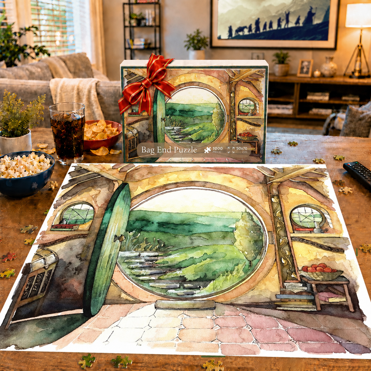 A Way Back to Bag End Jigsaw Puzzle 1000 Pieces
