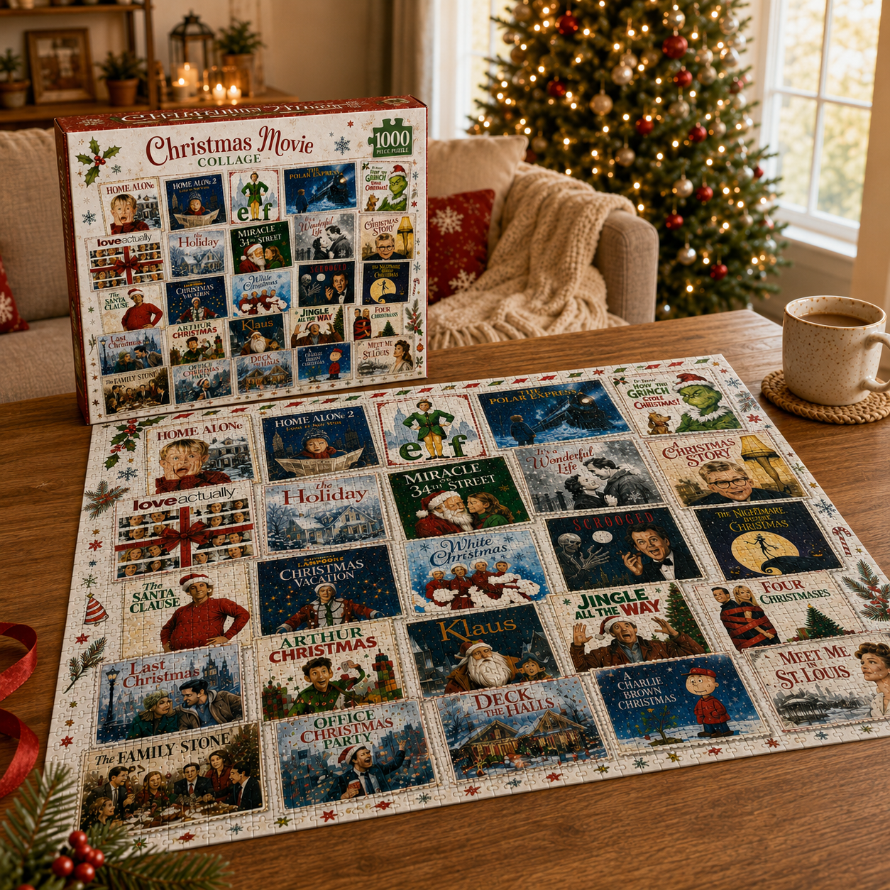 2026 NEW 🎄Christmas Movie Series Puzzle – 500/1000-Piece Jigsaw Puzzle
