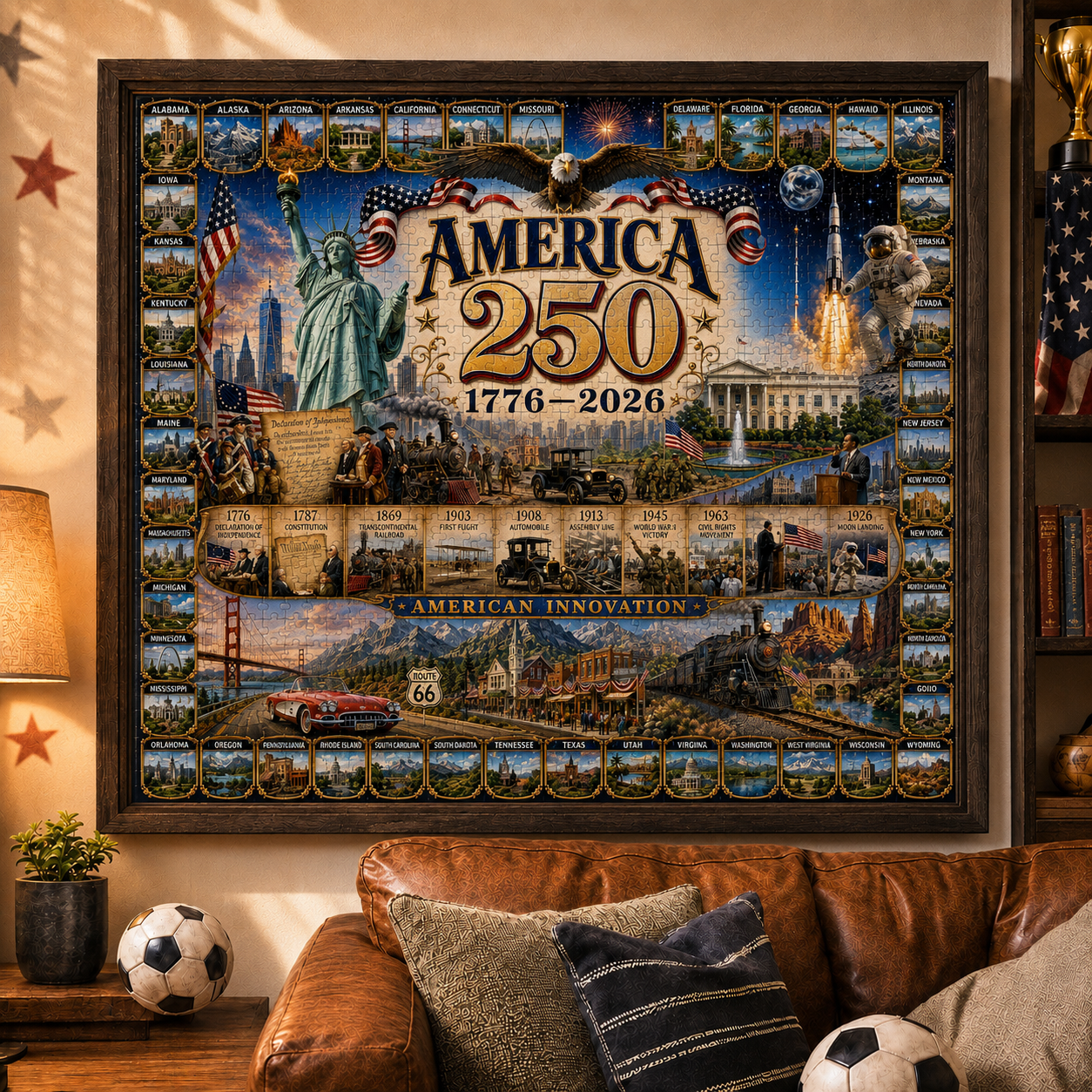 America 250th Anniversary Puzzle (1776–2026)
