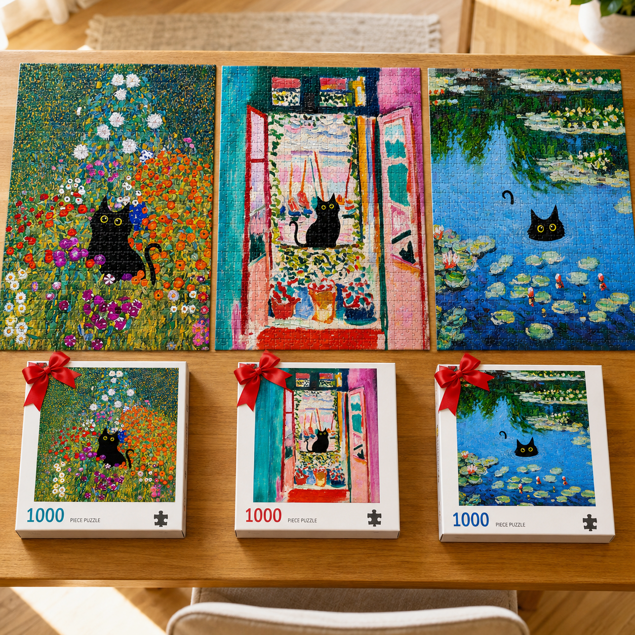 The Little Black Cat’s Diary – 500/1000 Piece Jigsaw Puzzle