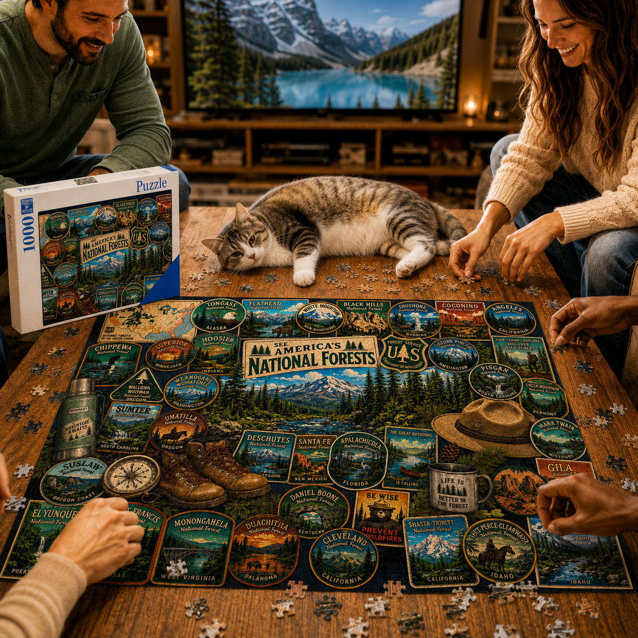 US National Parks Commemorative Edition Puzzle
