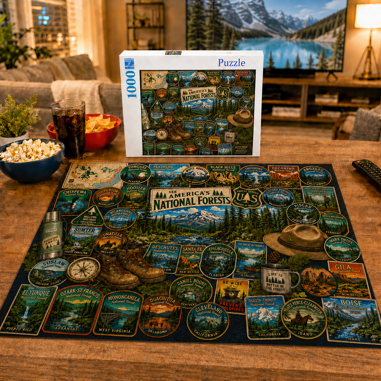 US National Parks Commemorative Edition Puzzle