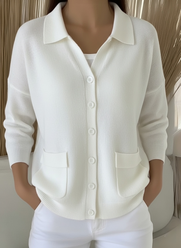 CLEARANCE SALE🔥Women's Double Pocket Solid Button-Down Shirt