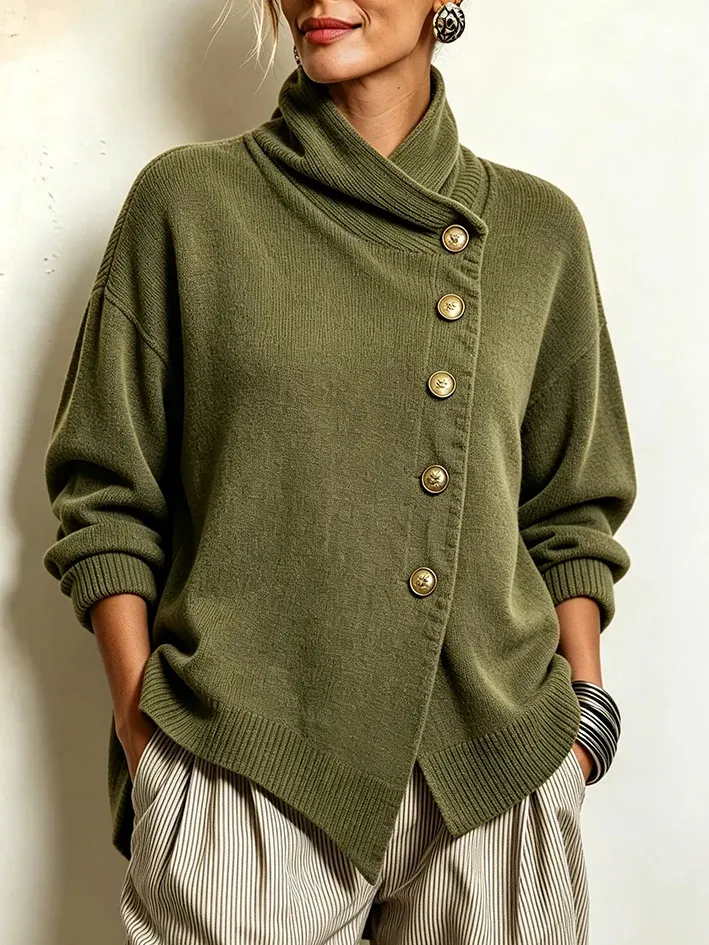 New Arrivals🔥 Cozy Asymmetrical Sweater-simplysoftwear